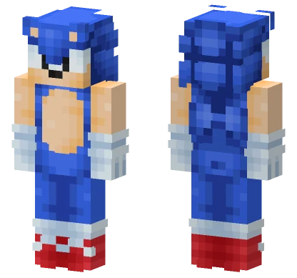 Sonic Classic Minecraft skin