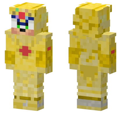 Sonic Excalibur Ipercarrga Minecraft skin