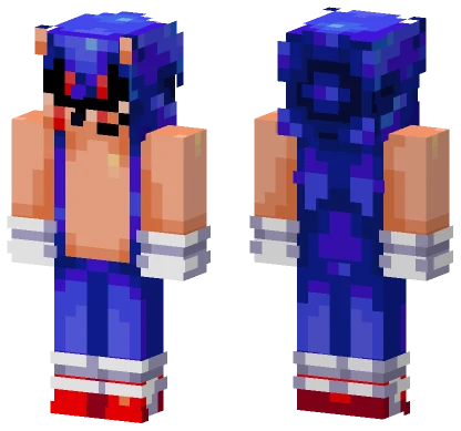 Sonic Exe Crimsonx Minecraft skin