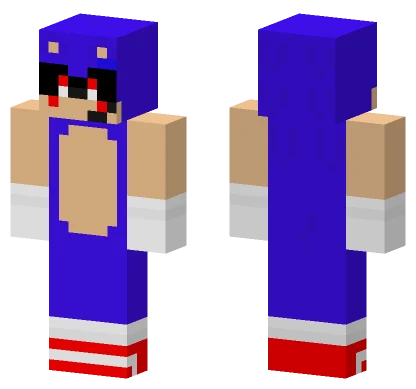 Sonic Exe V3 Minecraft skin