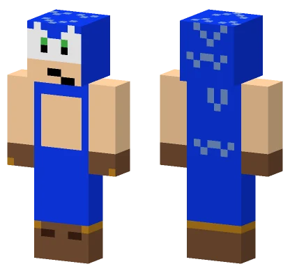 Sonic Frontiers Minecraft skin