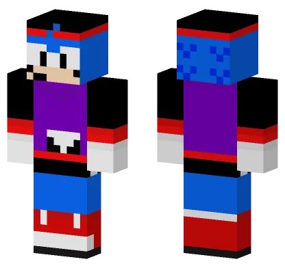 Sonic Nintendo High Minecraft skin