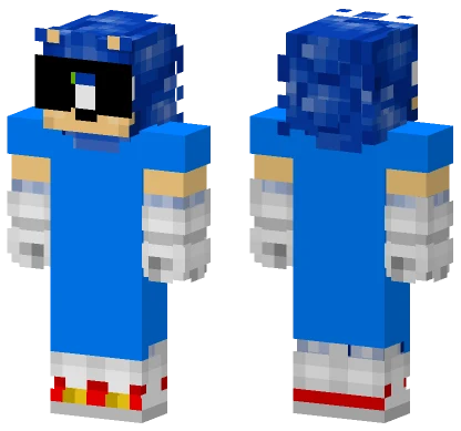 Sonic On The Street Minecraft skin