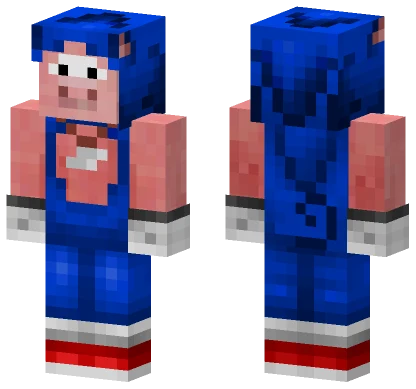 Sonic Pig The Hedgehog Minecraft skin