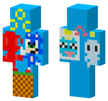 Sonic Rumble News Minecraft skin