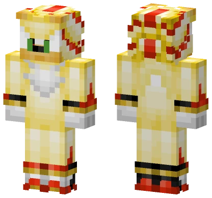 Sonic Shadow Costume Minecraft skin