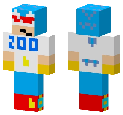Sonic The Hedgehog Minecraft skin
