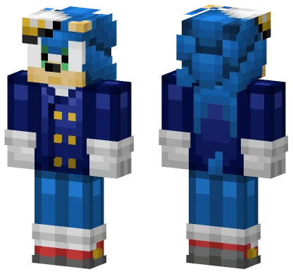 Sonic The Hedgehog Minecraft skin