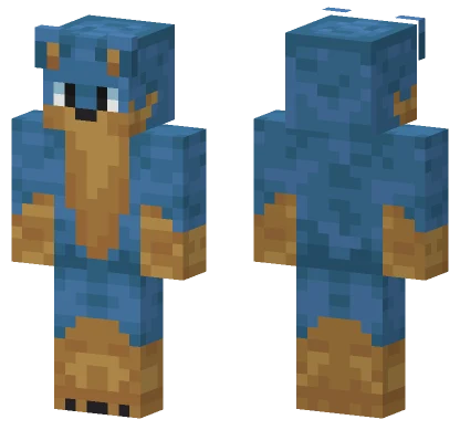 Sonic The Hedgehog Minecraft skin