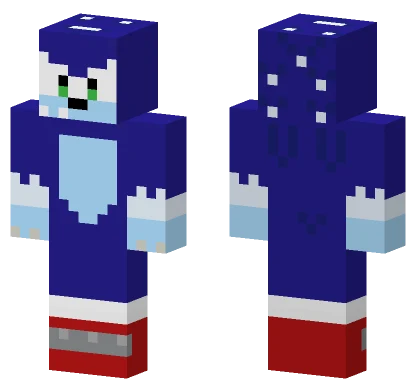 Sonic The Werehog Minecraft skin