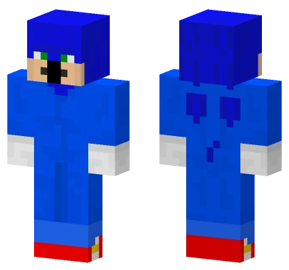 Sonic Villager Minecraft skin