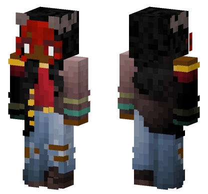 Soul OC Selena Casual Outfit Minecraft skin