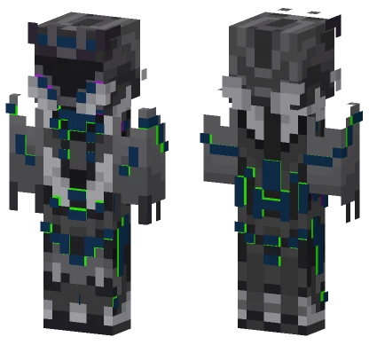 Soundwave Blue Minecraft skin