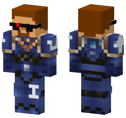 Space Marine Agent Minecraft skin