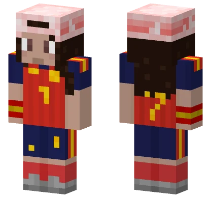 Spanish Football Player Minecraft skin