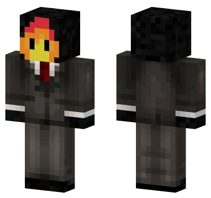 Sparkinasuit Black Suit Minecraft skin