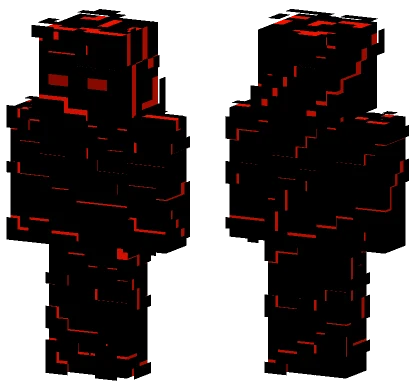 Special Effect Red Boy Minecraft skin