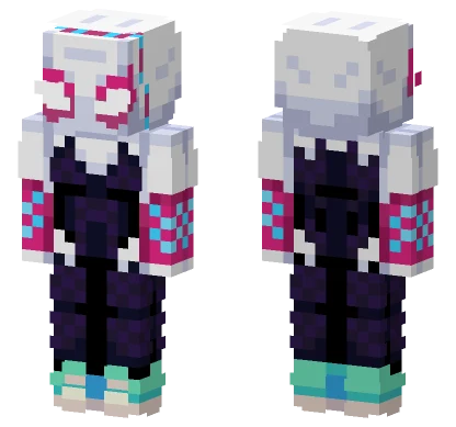 Spider Gwen Across Spider-Verse Minecraft skin