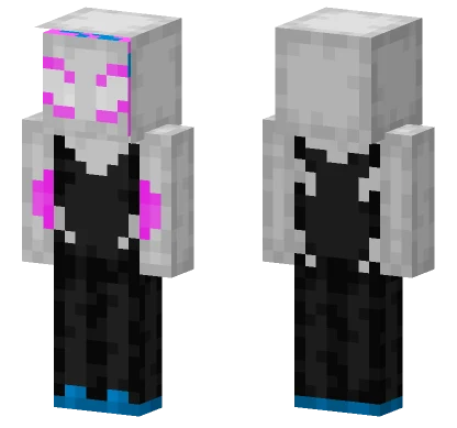 Spider Gwen Pink White Minecraft skin