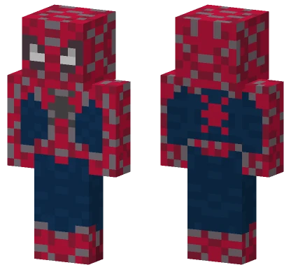 Spider-Man 2004 Webbed Suit Minecraft skin