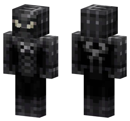 Spider-Man 2007 Black Venom Suit Minecraft skin