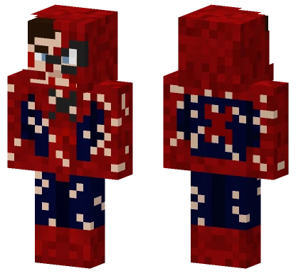 Spider-Man Battle Damaged Suit Minecraft skin