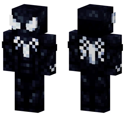 Spider Man Black Suit Minecraft skin