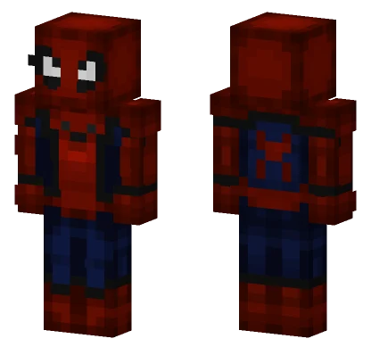 Spider-Man Homecoming Stark Suit Minecraft skin