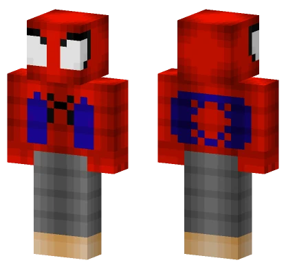 Spider-Man Jogging Suit Minecraft skin
