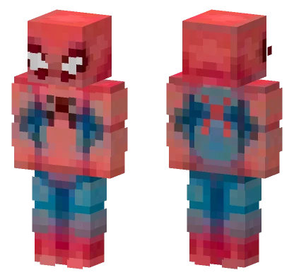 Spider Man Watercolor Minecraft skin