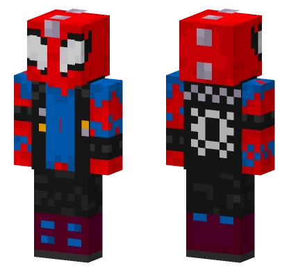 Spider Punk Minecraft skin