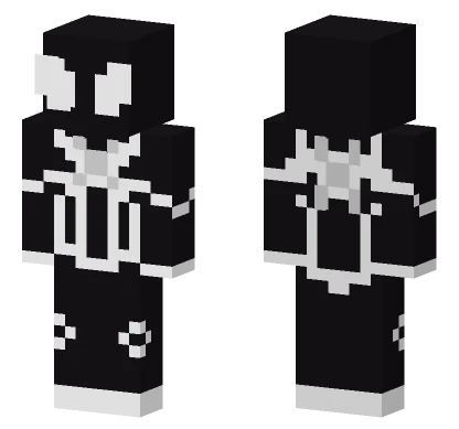 Spider Venom Symbiote Suit Minecraft skin