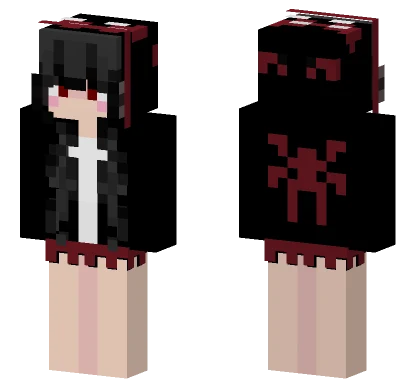 Spidergirl Pajama Set Minecraft skin