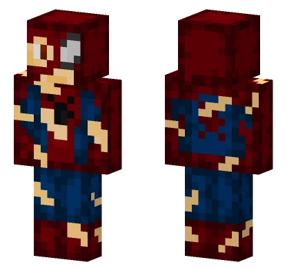 Spiderman Damaged Suit Minecraft skin
