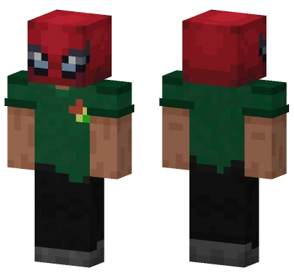 Spiderman Mask Minecraft skin