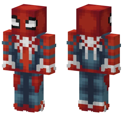 Spiderman Playstation Skin Minecraft skin