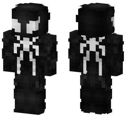 Spiderman Sybiote Minecraft skin