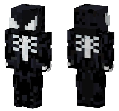 Spiderman Symbiote Minecraft skin