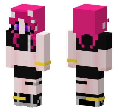Splatoon Agent 8 Remake Minecraft skin