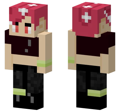 Splatoon Octoling Agent 8 Minecraft skin