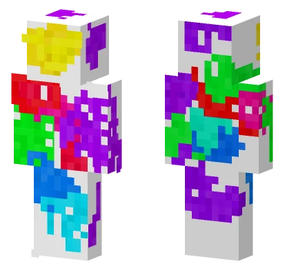 Splattered Paint Outfit Minecraft skin