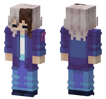 Split Dye Ribbon Edit Minecraft skin