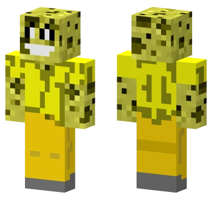 Sponge Guy Minecraft skin