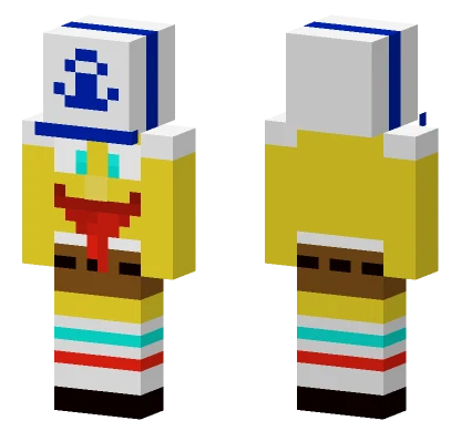 Spongebob Krusty Krab Hat Minecraft skin