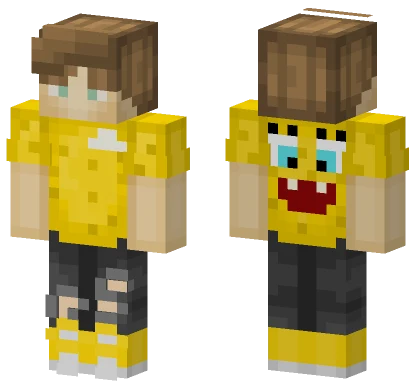 Spongebob Shirt Minecraft skin