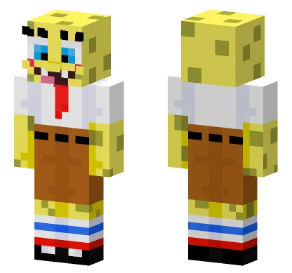 Spongebob Slim Minecraft skin