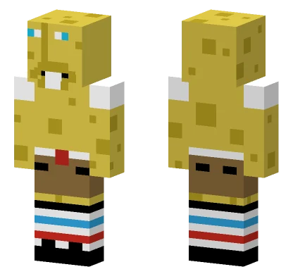 SpongeBob SquarePants Minecraft skin