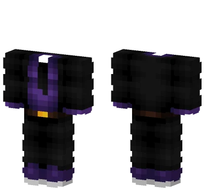 Spooky Black Purple Suit Minecraft skin