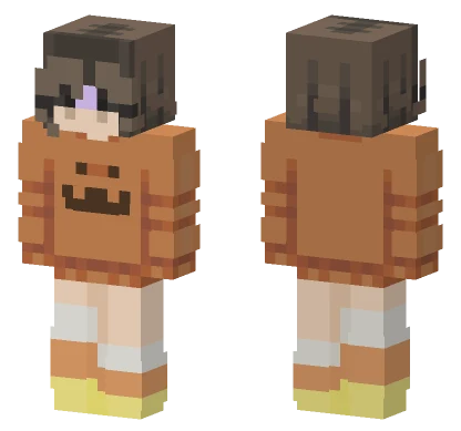 Spooky Cat Boy Minecraft skin