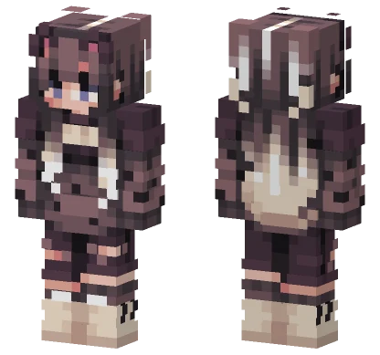Spotfur Girl Minecraft skin